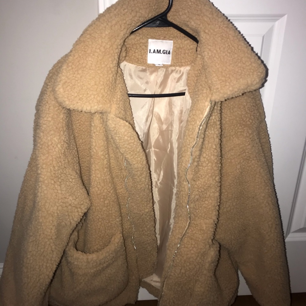 I.am.gia pixie coat in caramel